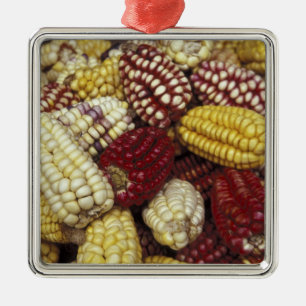 South America, Peru Corn, Maize Metal Ornament