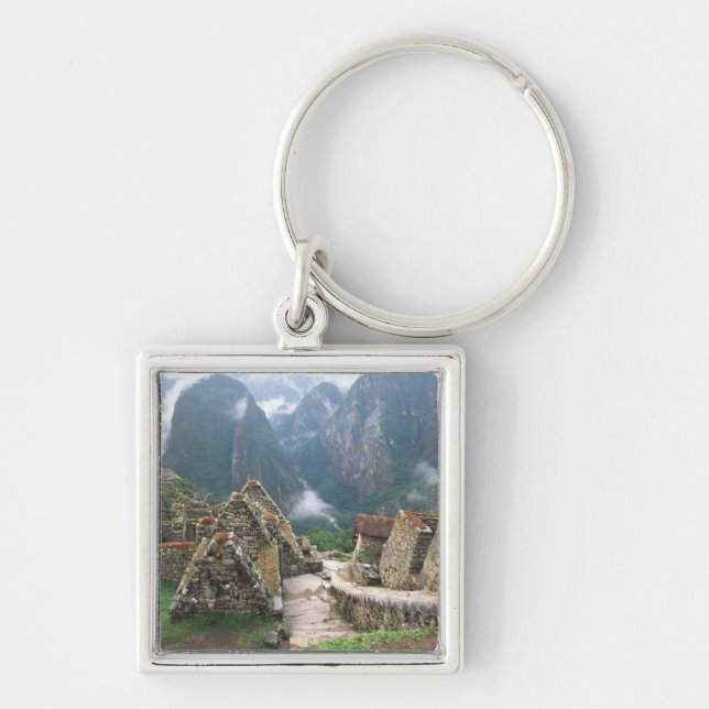 South America, Peru, Machu Picchu Keychain (Front)
