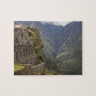 South America, Peru, Machu Picchu. Stone ruins Jigsaw Puzzle