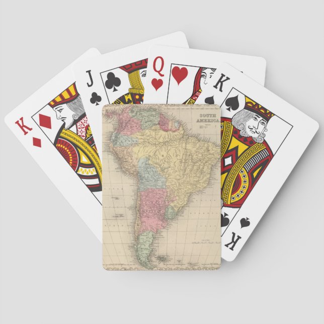 South America. Playing Cards (Back)