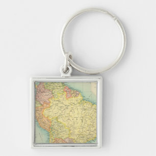 South America political Keychain