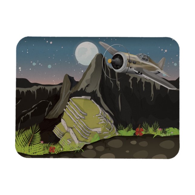 South american Adventure Magnet (Horizontal)