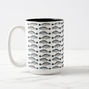 South American Silver Croaker Two-Tone Coffee Mug