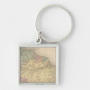 South and Northern America Keychain