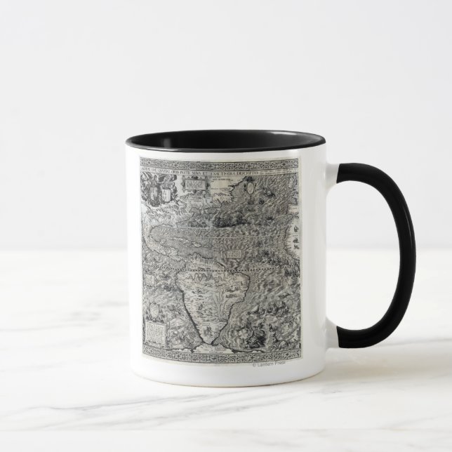 South and Part of North America - Panoramic Mug (Right)
