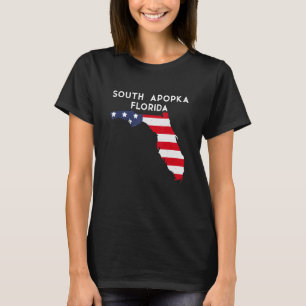 South Apopka Florida USA State America Travel Flor T-Shirt