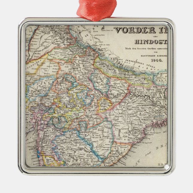 South Asia Metal Ornament (Front)