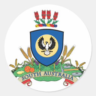 south australia, Australia Classic Round Sticker