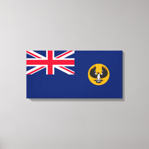 South Australian Flag (Australian State) (SA) Canvas Print