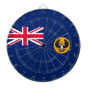 South Australian Flag (Australian State) (SA) Dartboard