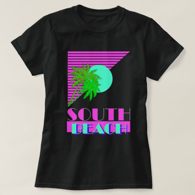 South Beach 80s T-Shirt (Design Front)