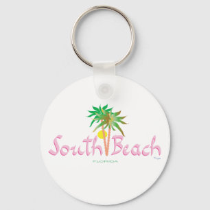 South Beach, FL Keychain