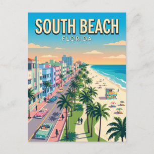 South Beach Florida Postcard