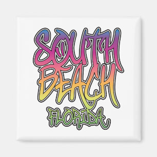 South Beach Graffiti Magnet