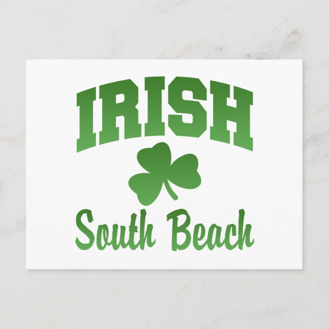 South Beach Irish Postcard (Front)