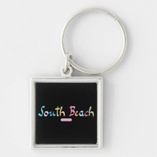 South Beach, Miami  FL Keychain