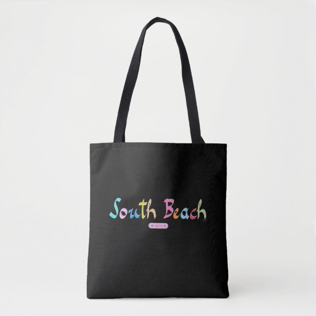 South Beach Miami, FL, Tropical, Cool Tote Bag (Front)