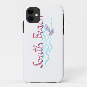 South Beach Miami Flip Flops iPhone 11 Case