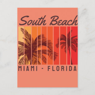 south beach  postcard