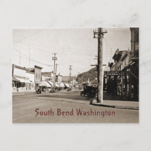 South Bend Washington circa 1925 Postcard