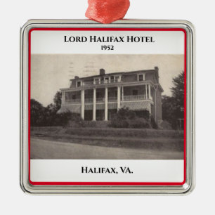 South Boston,VA. Christmas  Metal Ornament