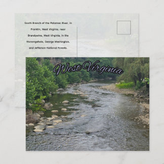 South Branch of the Potomac River Postcard