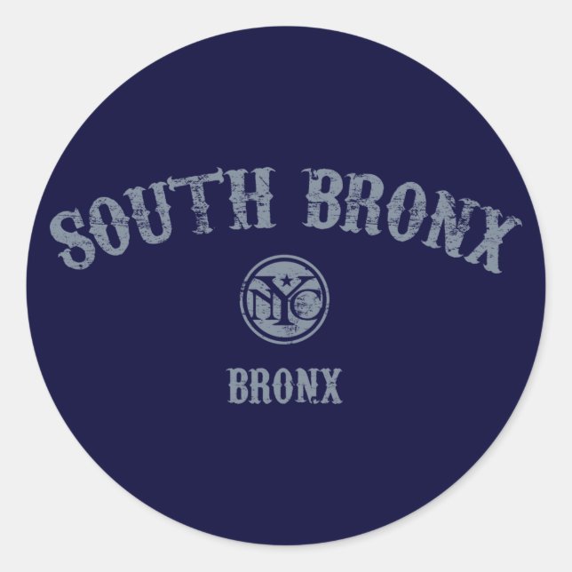 South Bronx Classic Round Sticker (Front)
