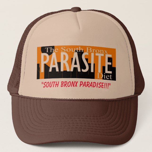 "SOUTH BRONX PARADISE!!!" TRUCKER HAT (Front)