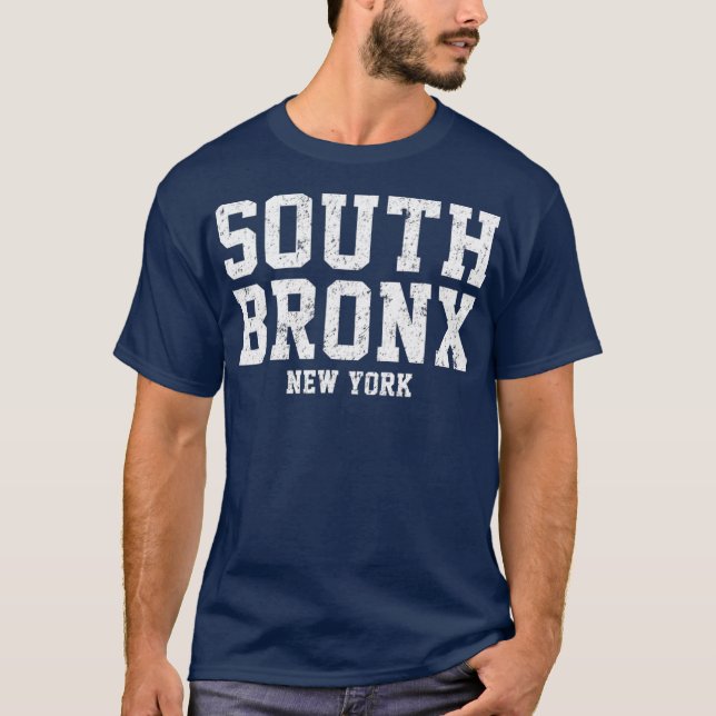 South Bronx  Vintage Distressed Birthplace of T-Shirt (Front)