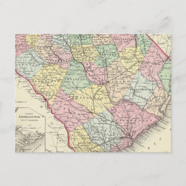 South Carolina 5 Postcard (Front)
