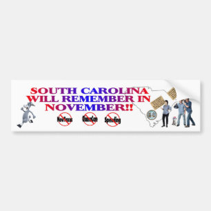 South Carolina Anti ObamaCare, New Taxes, Spending Bumper Sticker