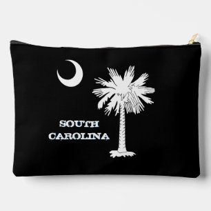 South Carolina bag, fashion black, S Carolina flag Accessory Pouch