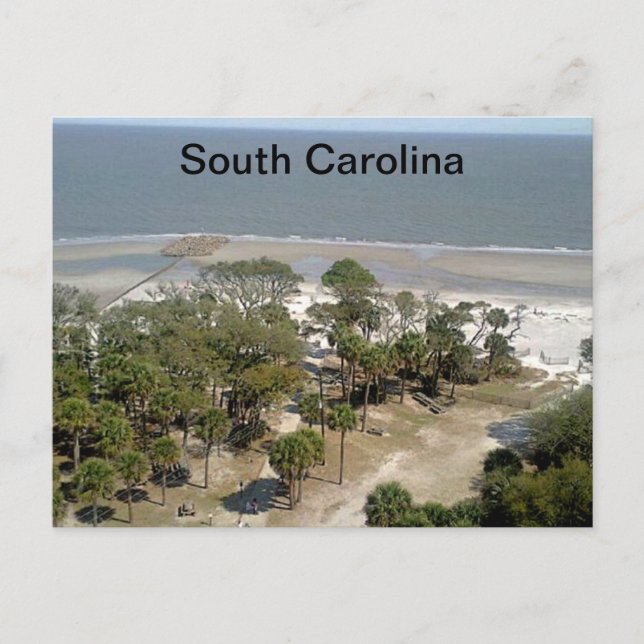 South Carolina Beach Photograph Postcard (Front)