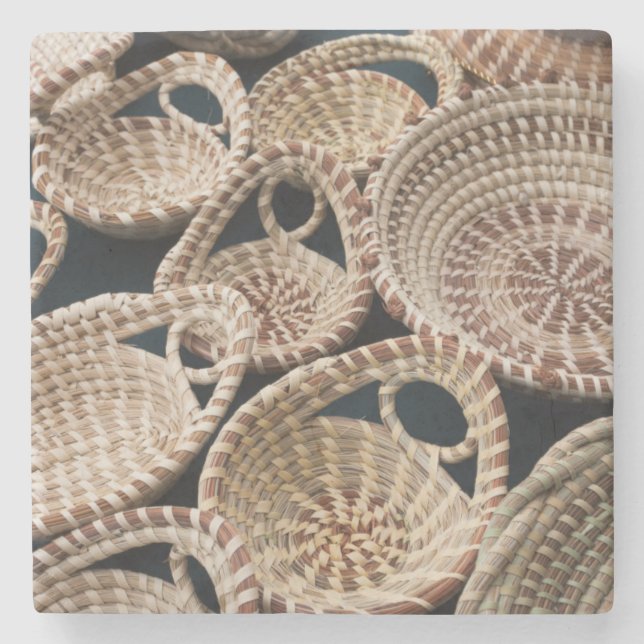 South Carolina, Charleston, Market Hall Stone Coaster (Front)