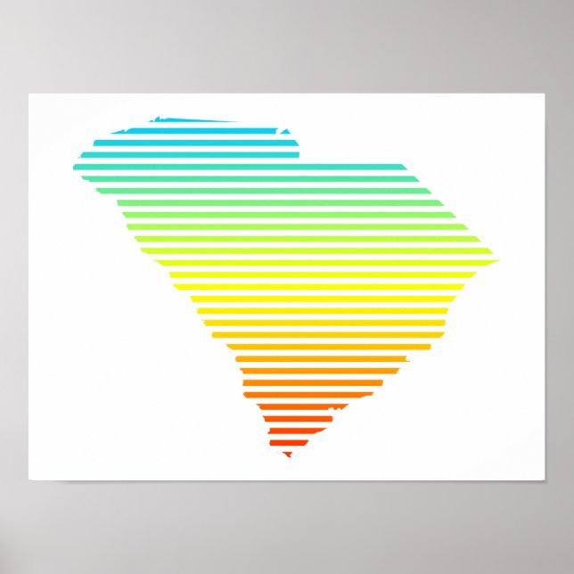 south carolina chill fade poster (Front)