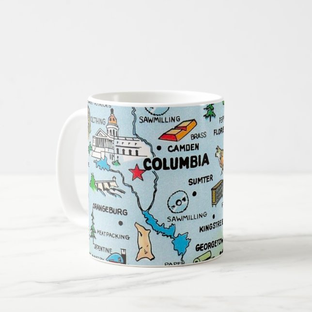 South Carolina - Columbia Mug (Devant gauche)