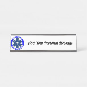 South Carolina EMS Star of Life Desk Name Plate