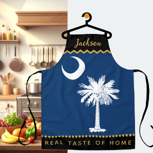 South Carolina Flag Chefs Apron, Carolina Apron