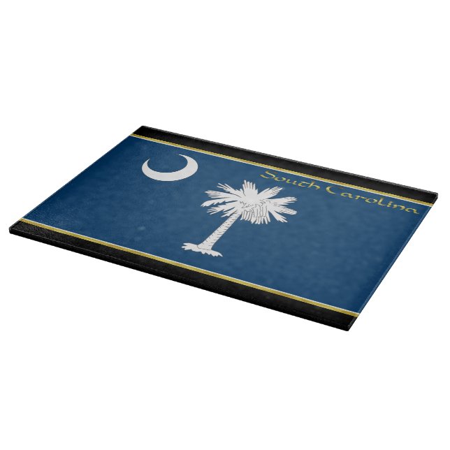 South Carolina flag Cutting Board (Corner)