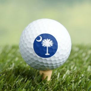 South Carolina Flag Design Golf Balls