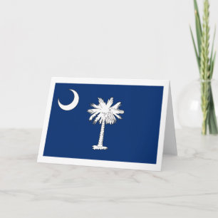 South Carolina Flag Greeting Card