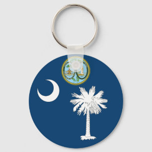 South Carolina flag Keychain