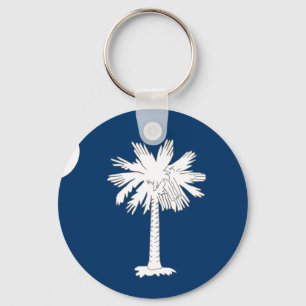 South Carolina Flag Keychain