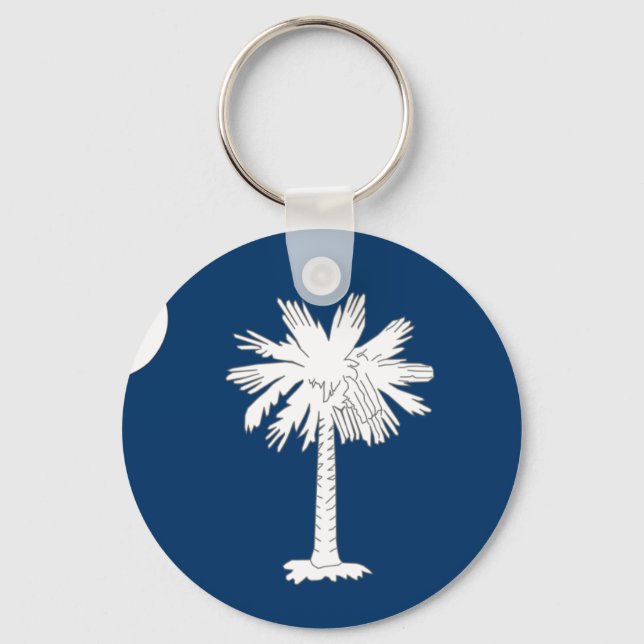 South Carolina Flag Keychain (Front)