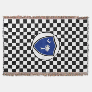 South Carolina flag Throw Blanket