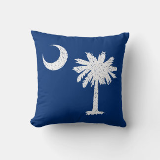 South Carolina Flag Throw Pillow