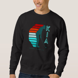 South Carolina Golfing Pro Retro Beach Kiawah Isla Sweatshirt