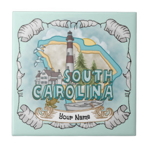South Carolina Lighthouse tile