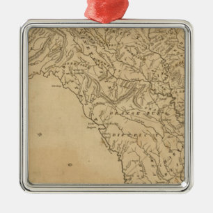 South Carolina Metal Ornament