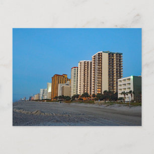South Carolina Myrtle Beach Hotels Photo Postcard